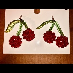 BNWT CHERRY EARRINGS